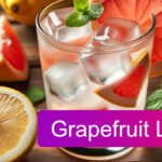Erfrischende Grapefruit Limonade Titelbild mit Zitrusfrüchten