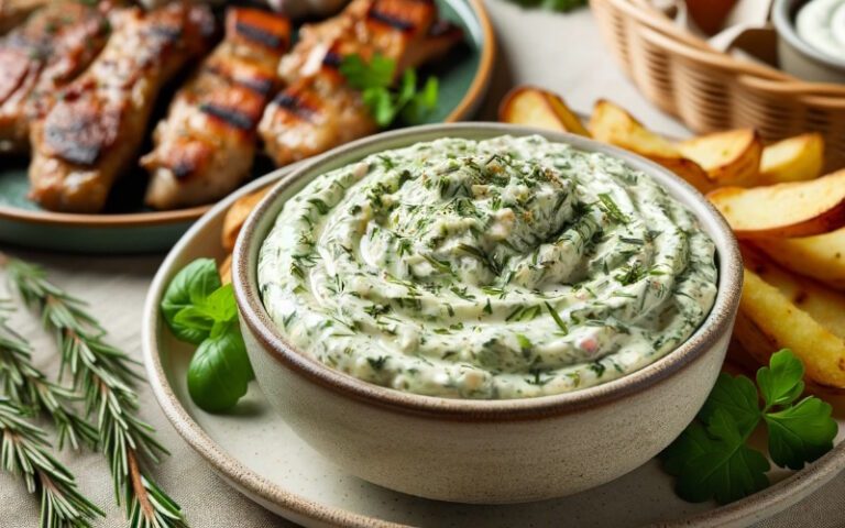 Kräuter-Knoblauch-Dip: Mediterraner Genuss leicht &amp; schnell zubereitet ...