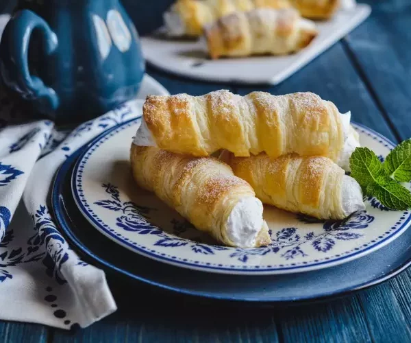 Trubochki russische Waffeln
