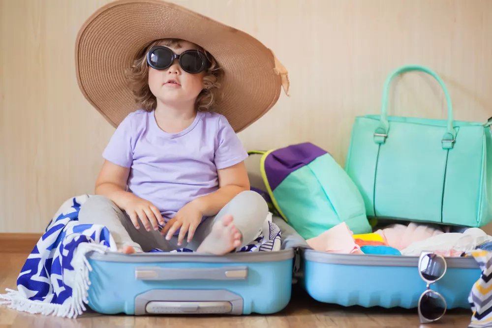 Packen mit Kindern